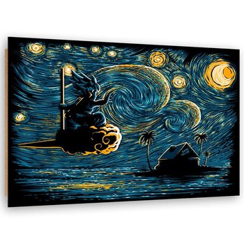 Ozdobny deco panel FEEBY, Vincent van Gogh abstrakcja, 60x40 cm - Feeby