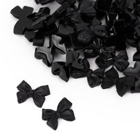 Ozdoby do paznokci kokardki 3D Molly Nails czarne 100 szt