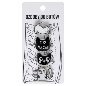 Ozdoby Na Buty, Purrrfect School, Koty, 4 szt - Empik