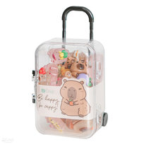 OZDOBY POLIMEROWE 3D KAPIBARA - WALIZKA, 20 SZT.