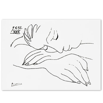 P. Picasso, Śpiąca Kobieta, plakat 70x50 cm - DEKORAMA