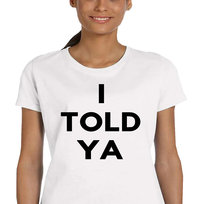 P177 Koszulka Damska Prezent I Told Ya T-Shirt Zendaya Challengers L