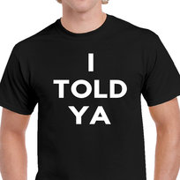 P177 Męska Koszulka I Told Ya T-Shirt Zendaya Challengers Prezent Czarna L