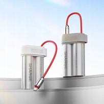 P2 Pouch Mini 10000 mAh Biały Powerbank USB-C Kompaktowy 10K Szybki Szary