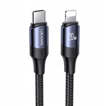 P4Y kabel US-SJ521 U71 Lightning do USB type-C 1.2m czarny - Inny producent