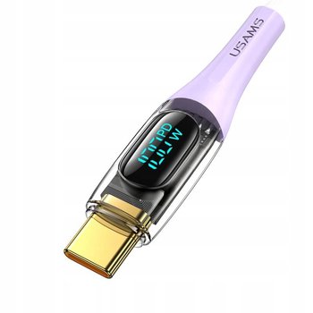 P4Y Kabel USB-C do USB-C US-SJ590 100W 1.2m fioletowy - Inny producent