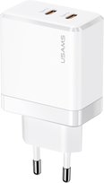 P4Y Ładowarka sieciowa 2xUSB-C US-CC172 40W biała