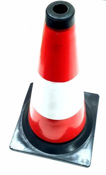 Pachołek Drogowy Biał-Czer. 40Cm Odblaskowy - Proline