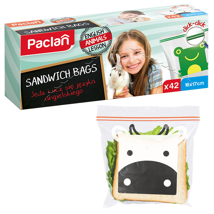 Paclan Paclan Woreczki Śniadaniowe Strunowe 16 cmx17 cm - Paclan | Sklep EMPIK.COM