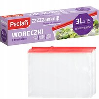 Paclan Woreczki Strunowe Z Suwakiem SkandynawskiDom