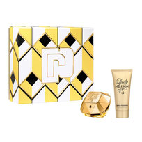 Paco Rabanne Lady Million  zestaw prezentowy - woda perfumowana  80 ml + balsam do ciała 100 ml 1 