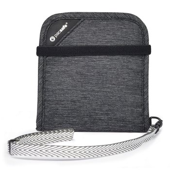 Pacsafe, Portfel antykradzieżowy, RFIDsafe V100 bifold wallet, grafitowy - Pacsafe
