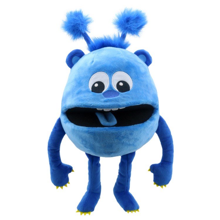 Фото - М'яка іграшка The Puppet Company Pacynka do zabawy dla dzieci niebieski potworek Puppet Company 
