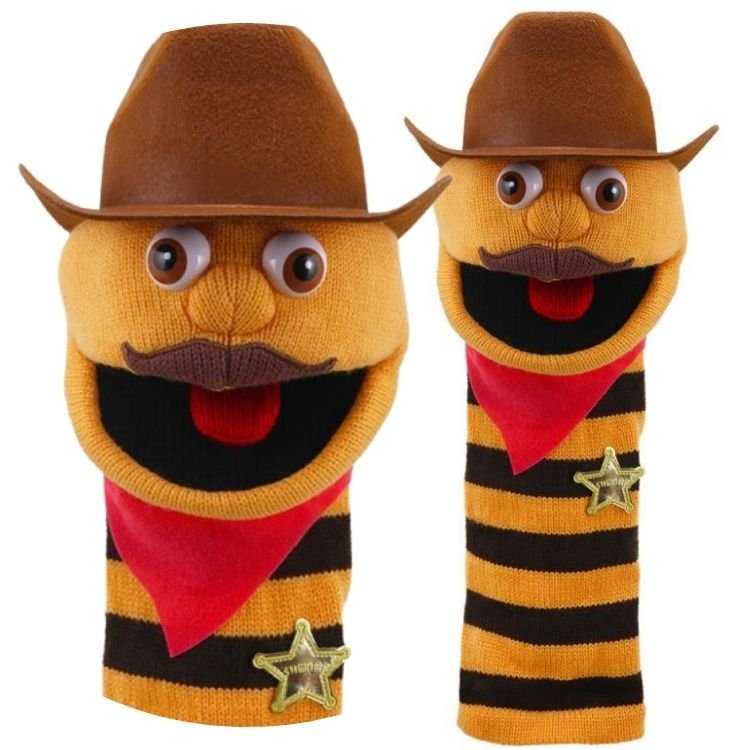 Фото - М'яка іграшка The Puppet Company Pacynka na rękę SOX Cowboy marionetka 