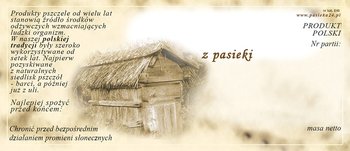 Paczka etykiet na dowolny produkt (100szt) - wzór E40 - BEE&HONEY