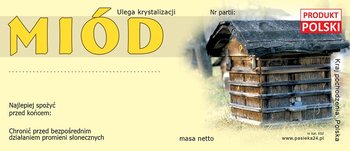 Paczka etykiet na miód (100szt) - wzór E2 Bee&Honey - Inny producent
