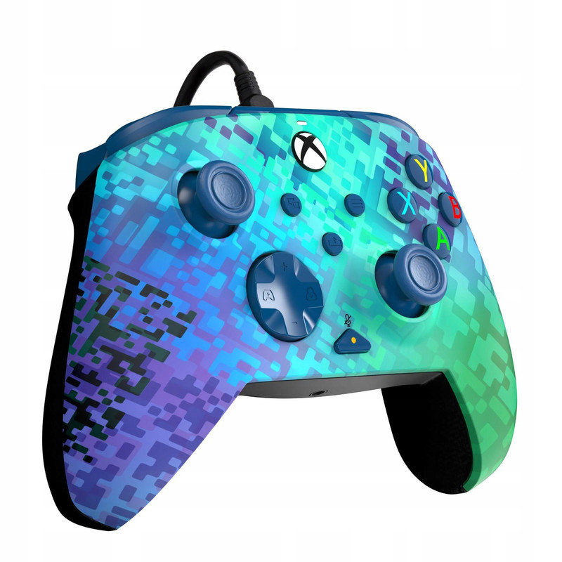 Pad przewodowy Xbox Series One PC Glitch Green PDP - Inny producent ...