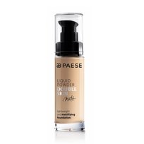 Paese, Liquid Powder Double Skin Matt, wodoodporny podkład do twarzy 40M ciemny beż, 30 ml Paese