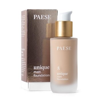 Paese, Unique Matt Foundation, pielęgnujący podkład matujący 603W Ivory, 30 ml - Paese