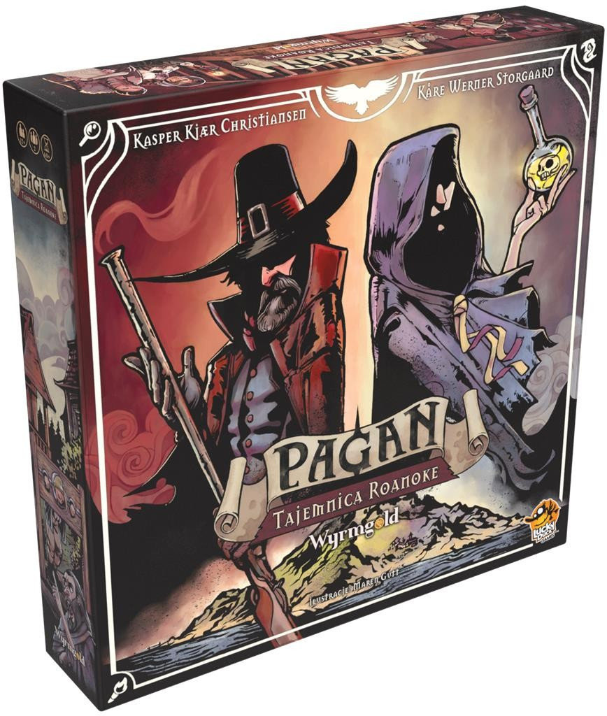 Pagan: Tajemnica Roanoke, gra planszowa, Lucky Duck Games
