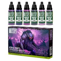 Paint Set Darth Purple 6x17ml - Zestaw Farb Akrylowych
