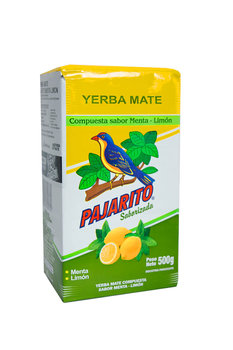 Pajarito, herbata owocowa Yerba Mate Menta Limon, 500g - Pajarito