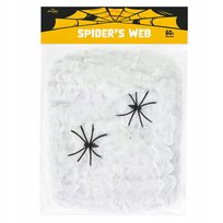 Pajęczyna HALLOWEEN Biała 60g DEKORACJA