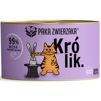 Paka Zwierzaka Karma mokra dla KOTA Królik 200g Paka Zwierzaka