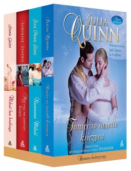 Pakiet 4 książek: Taniec w świetle księżyca / Nieznana miłość / Mój raz na zawsze książę / Miłość bez hrabiego - Quinn Julia, Long Julie Anne, Linden Caroline, Galen Shana