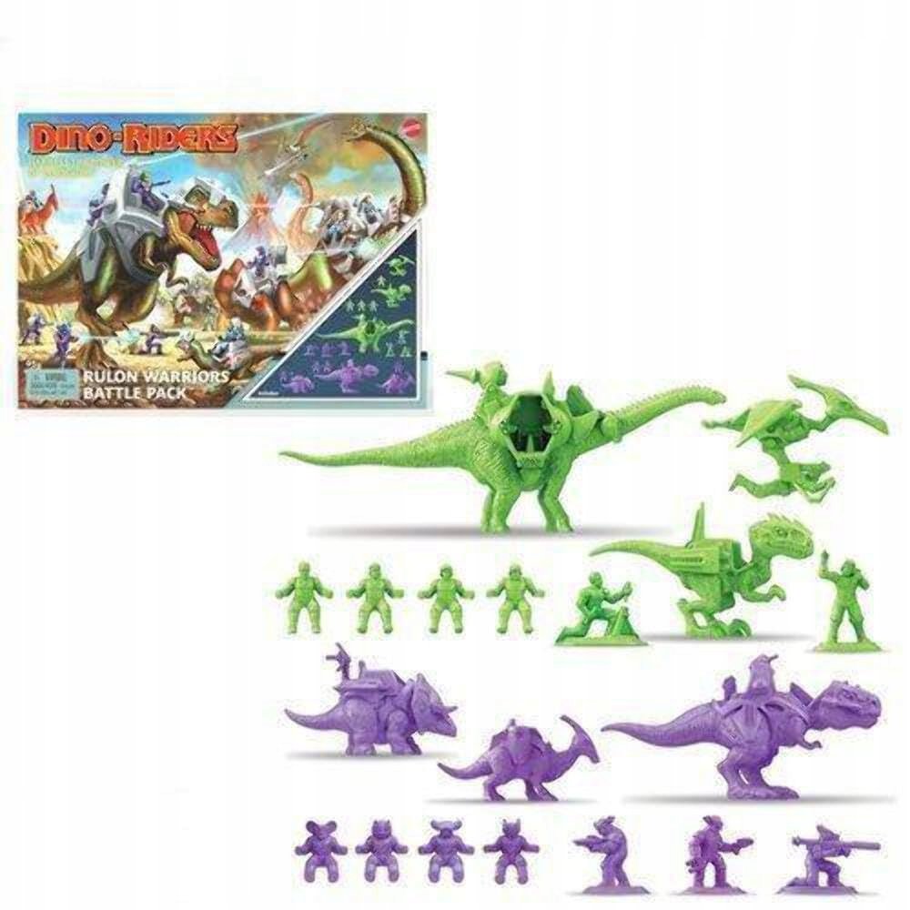 Pakiet bojowy Dino-Riders Rulon Warriors - Mattel | Sklep EMPIK.COM