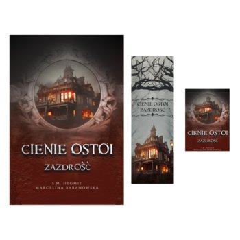 Pakiet: Cienie Ostoi. Zazdrość. Tom 1 + zakładka, magnes - S. M. Hegmit, Baranowska Marcelina