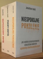 Pakiet Niespokojne pokolenie / Prawy umysł / Rozpieszczony umysł Jonathan Haidt Jonathan