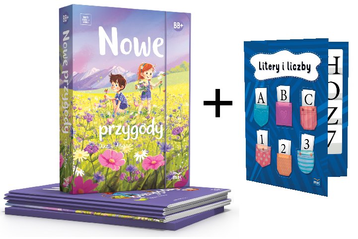 Nowe Przygody Olka I Ady Wyd Mac Pakiet: Nowe przygody Olka i Ady. Poziom B i B+ / Klaser. Litery i