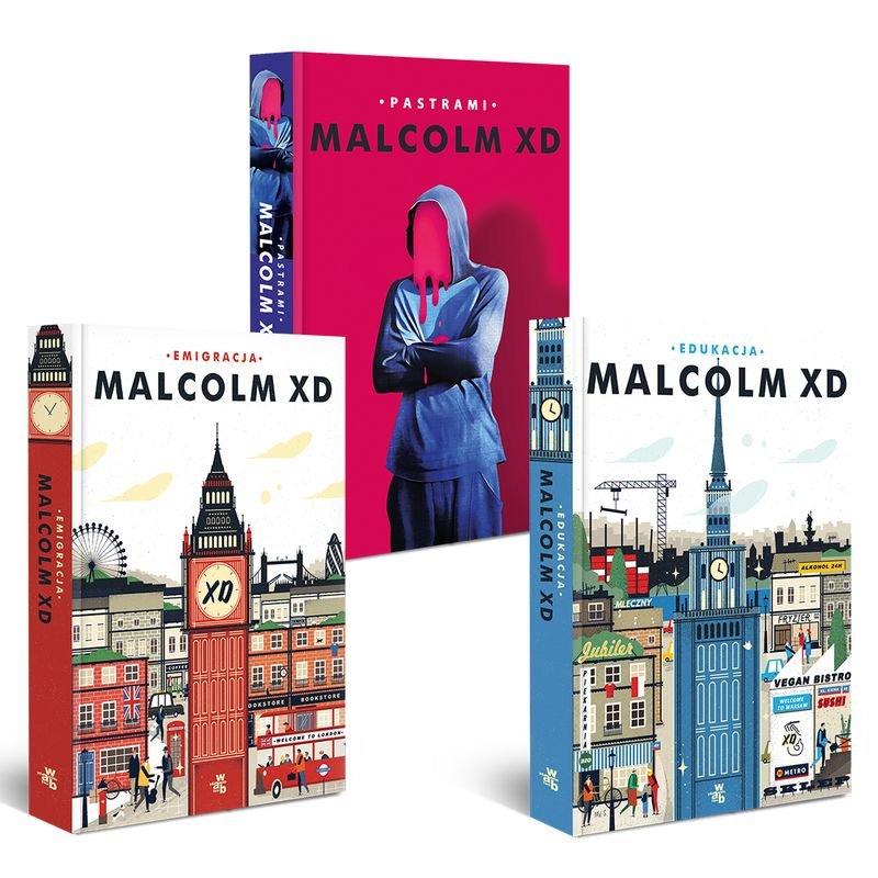 Pakiet: Pastrami / Edukacja / Emigracja - Malcolm XD | Książka w Sklepie  