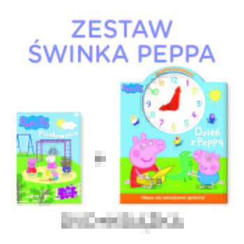 Pakiet: Peppa - Piaskownica + Książka Dzień z Peppą - Baker Mark