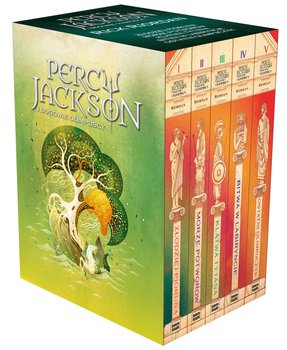Pakiet: Percy Jackson i bogowie olimpijscy. Tomy 1-5 - Riordan Rick