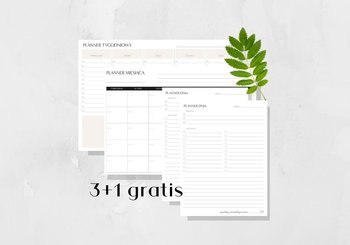 Pakiet plannerów na biurko 3+1 gratis! - Make it Easy