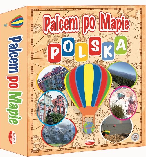Фото - Розвивальна іграшка Palcem po mapie Polska, gra edukacyjna, Abino