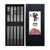 Pałeczki Do Sushi 5 Par Pałeczek | Z Zestaw Wielorazowe 10 Szt | Premium