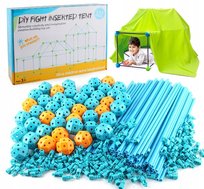 Pałeczki Konstrukcyjne Do Budowy Domku 132El. Długie Słomki