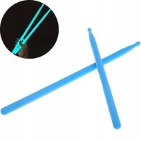 Pałeczki perkusyjne Fluorescencyjne NIEBIESKIE Świecące PAŁKI DO PERKUSJI Kazoo Polska