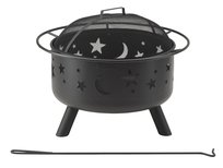 Palenisko LANDMANN Gwiazdy i księżyc 11811, stal, czarne