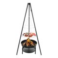 Palenisko trójnóg duży grill ogniskowy ogrodowy wiszący 2w1 / Bauerkraft - Bauerkraft