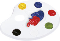 Paletka do farb, biała