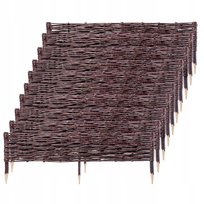 Palisada Ogrodowa 100x20cm Płotek Wiklinowy 10szt