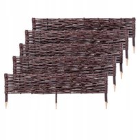 Palisada Ogrodowa 100x20cm Płotek Wiklinowy 5szt