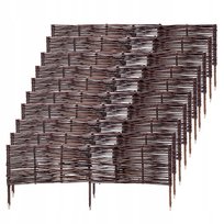 Palisada Ogrodowa 100x40cm Płotek Wiklinowy 10szt