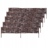 Palisada Ogrodowa 120x20cm Płotek Wiklinowy 5szt
