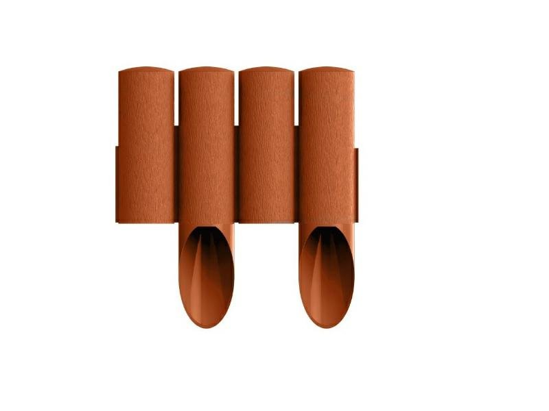 Palisada ogrodowa CELLFAST, ceglana, 4-elementowa