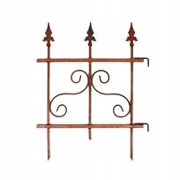 PALISADA OGRODOWA PŁOTEK OGRODOWY OBRZEŻE 66 CM RDZA METALOWE CORTEN